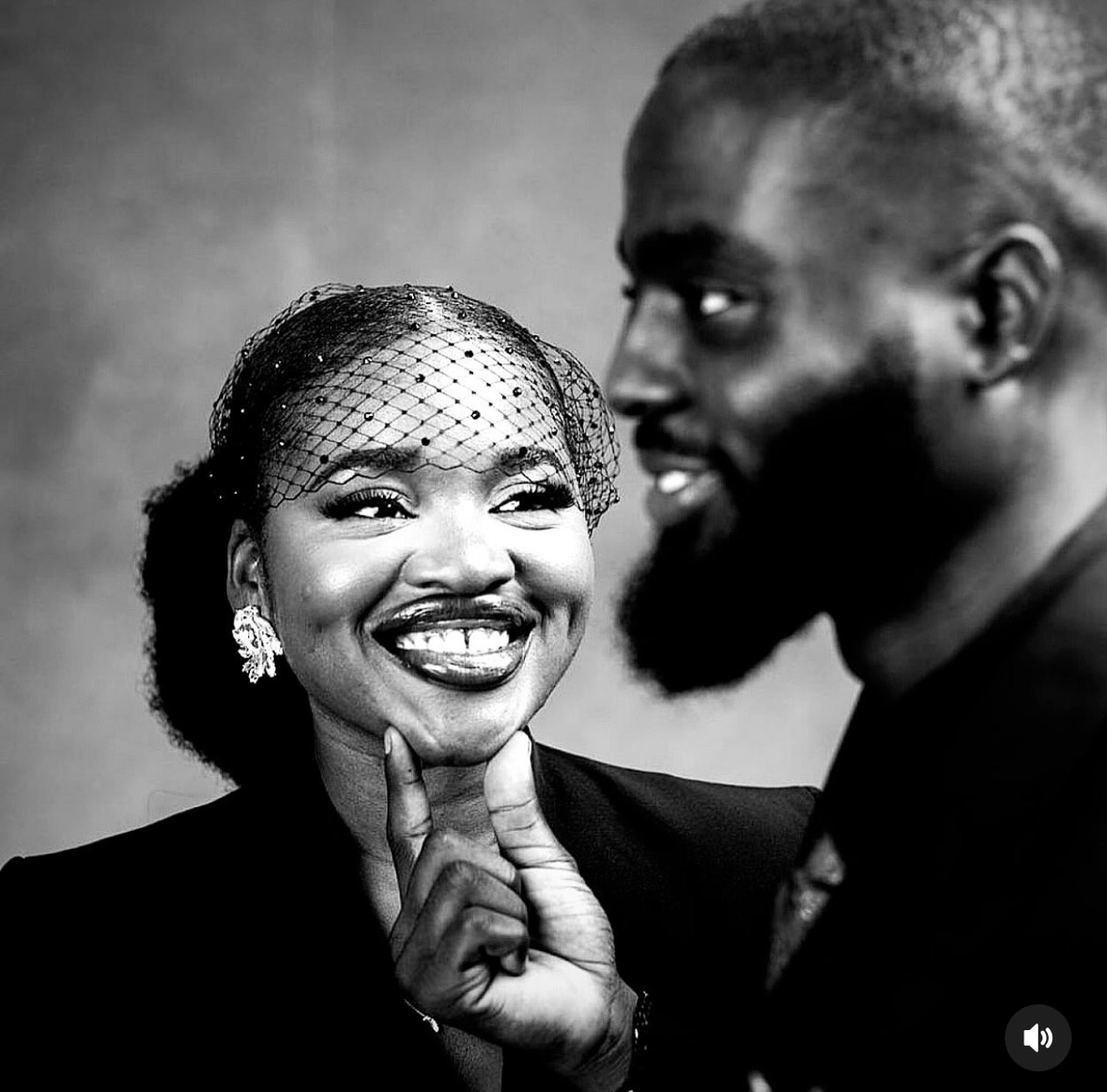 David and Adewunmi sharing a tender moment