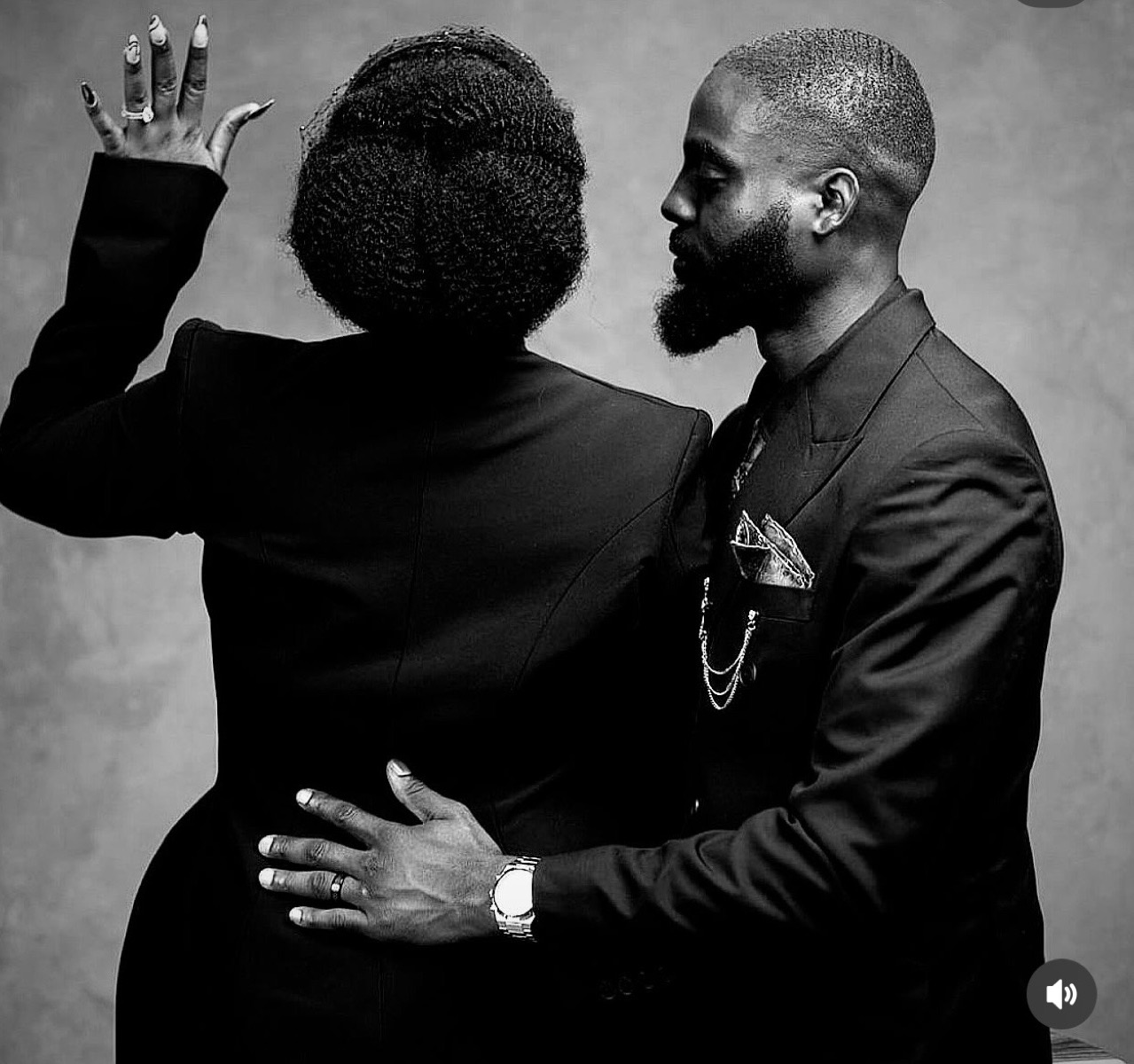 David and Adewunmi dancing together